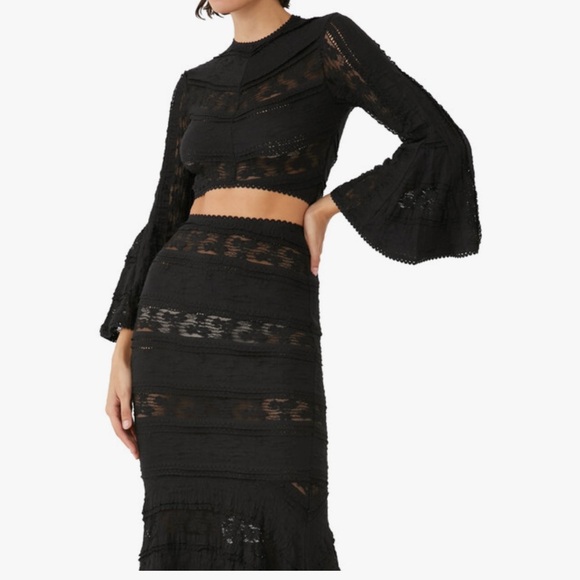 Charo Ruiz Ibiza lace sheer Yam set NWT - Picture 5 of 11